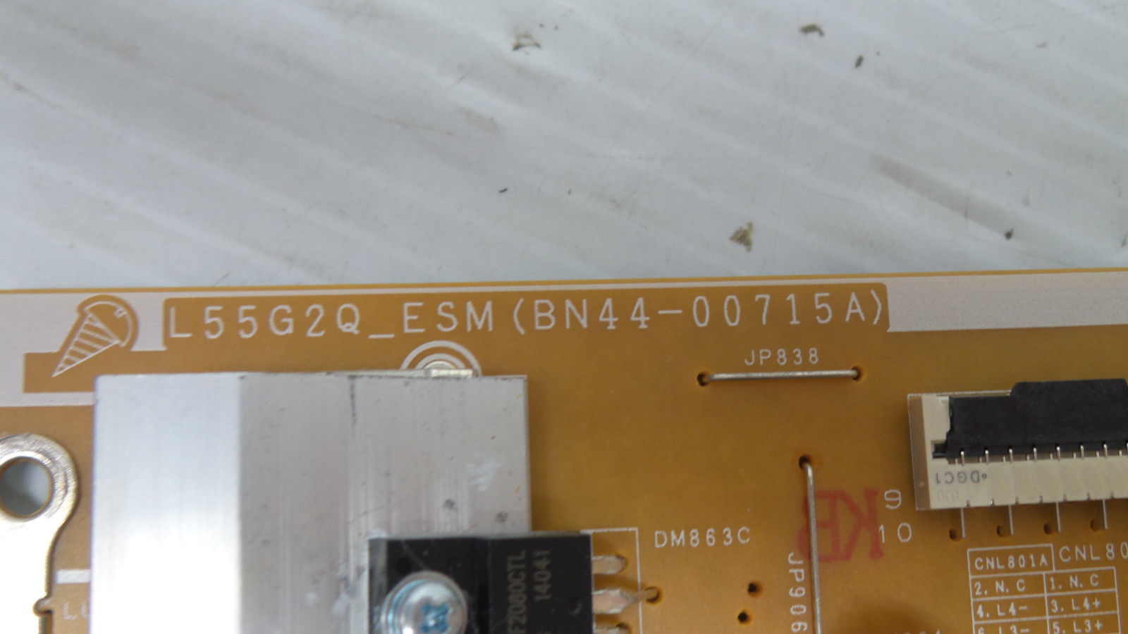 Samsung UN46H7150AFXZA UN55H7150AFXZA Netzteil LED-Platine
